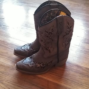 Laredo girls leopard boots